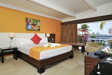 La chambre Privilge offrant une belle vue sur le lagon