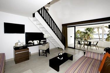 Le Duplex Privilge offrant une belle vue sur le lagon