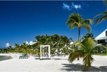 La plage face  l'htel