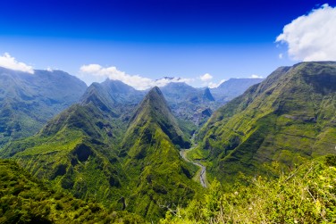 Point de vue sur le cirque de Mafate