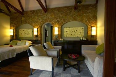 La chambre deluxe pouvant accueillir une famille