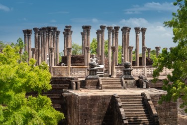 Site arch�ologique � Polonnaruwa