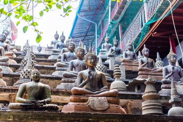 L'embl�matique temple Gangaramaya � Colombo