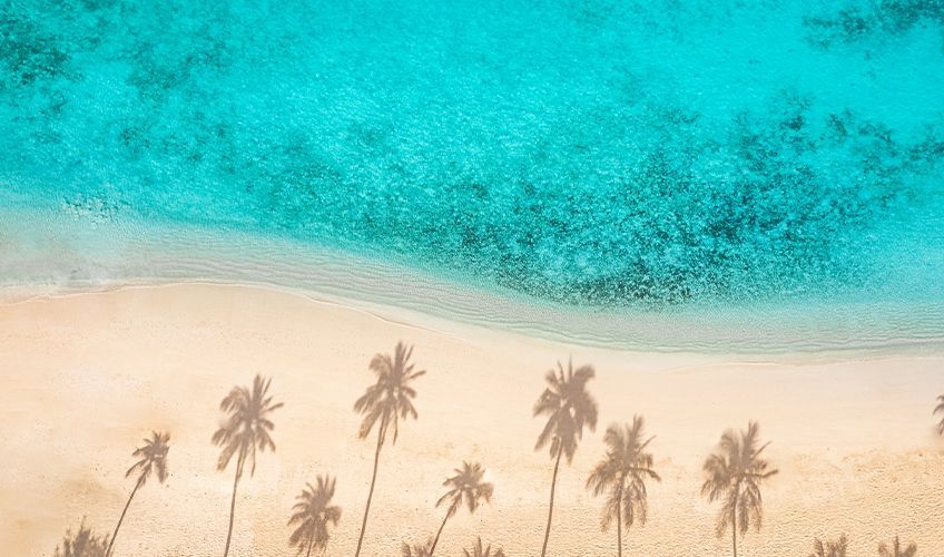 plage de l'h�tel Sun Siyam Iru Veli aux Maldives