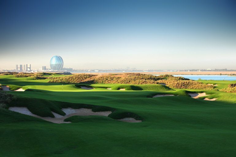 Le golf Yas Links d'Abu Dhabi Golf Yas Island