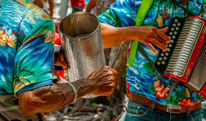 musiciens de merengue en République Dominicaine