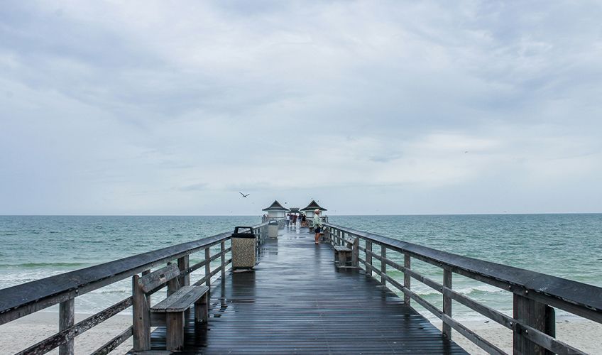 jetée à Naples en Floride