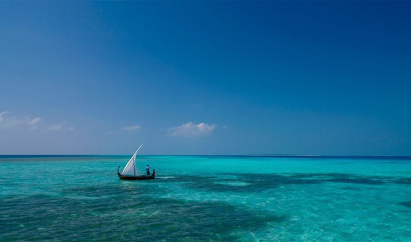Atoll de Baa aux Maldives