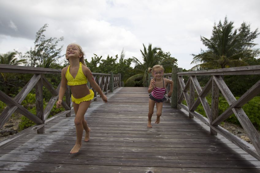 une destination sure pour les enfants aux Bahamas