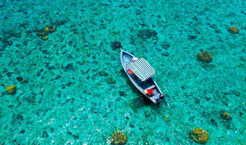 lagon de l'hôtel Constance Tekoma à rodrigues