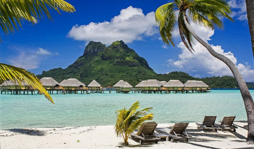 plage  Bora Bora en Polynsie