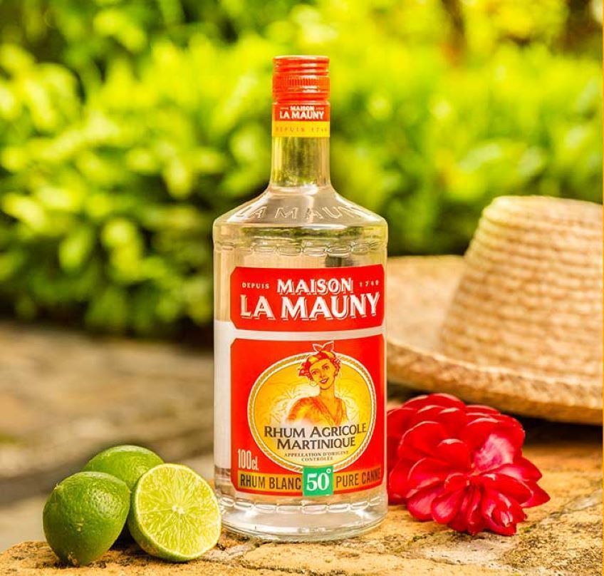 bouteille de rhum La Mauny en Martinique
