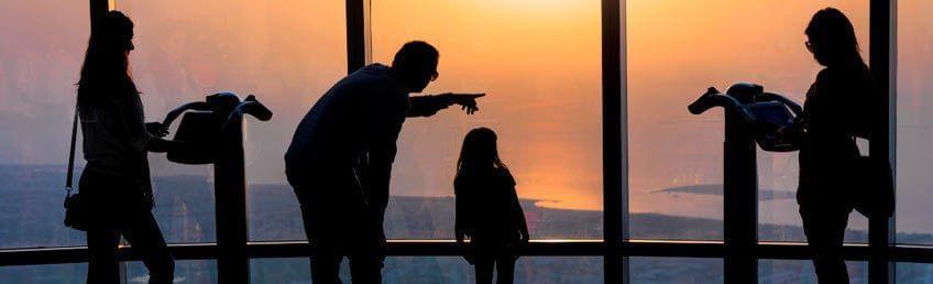Burj Khalifa Sky : la plateforme d'observation à Dubaï