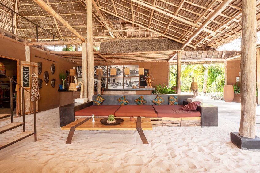 lobby hôtel mwezi zanzibar