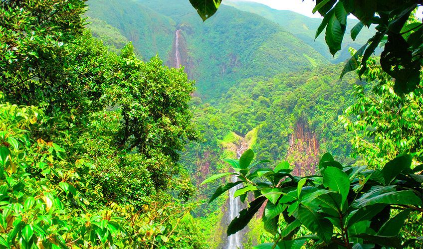 Chutes du Carbet en Guadeloupe