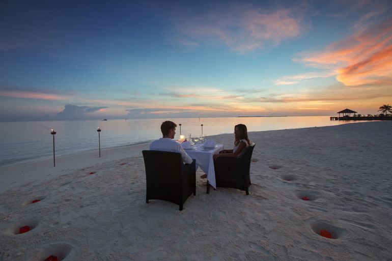 diner romantique maldives