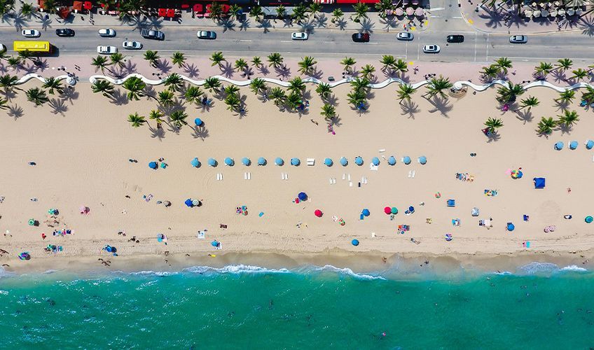 plage de Fort Lauderdale en Floride