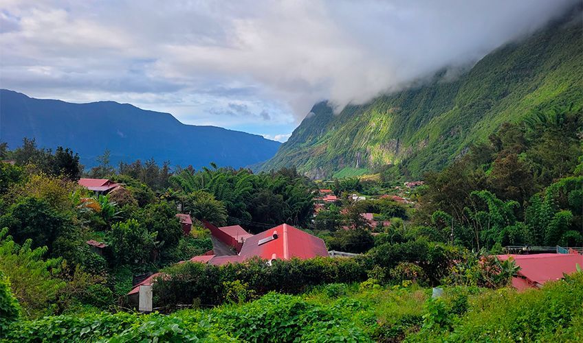 village de Hell-Bourg le cirque de Salazie à la Réunion