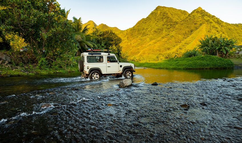 balade en jeep à Tahiti