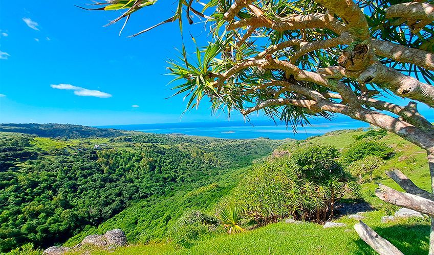 vue sur le lagon de rodrigues