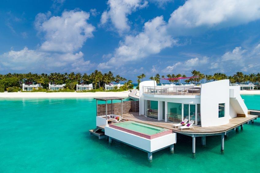 Top 5 des villas sur pilotis avec piscine aux Maldives