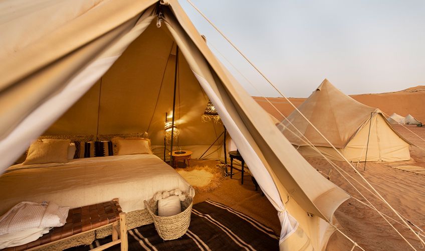 tente au Magic Wahiba Sands à Oman