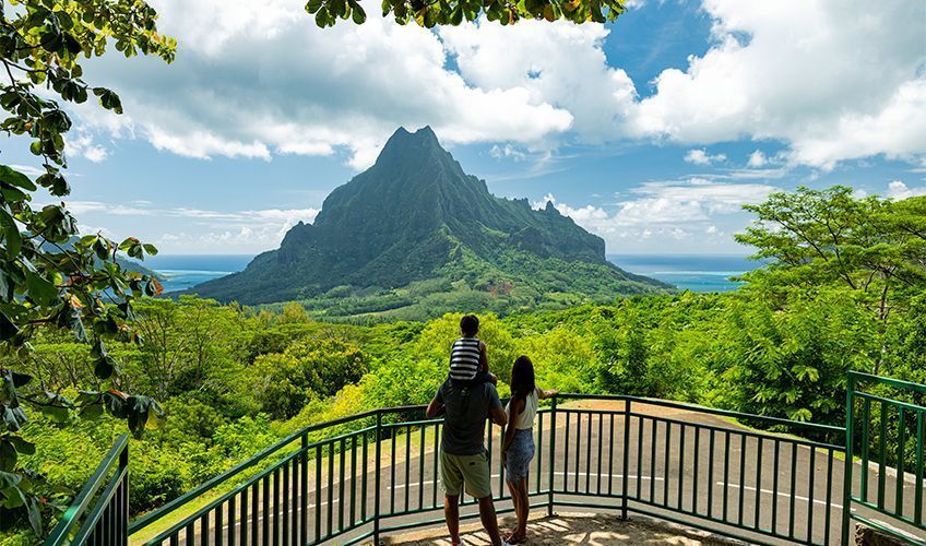 panorama sur l'île de Moorea