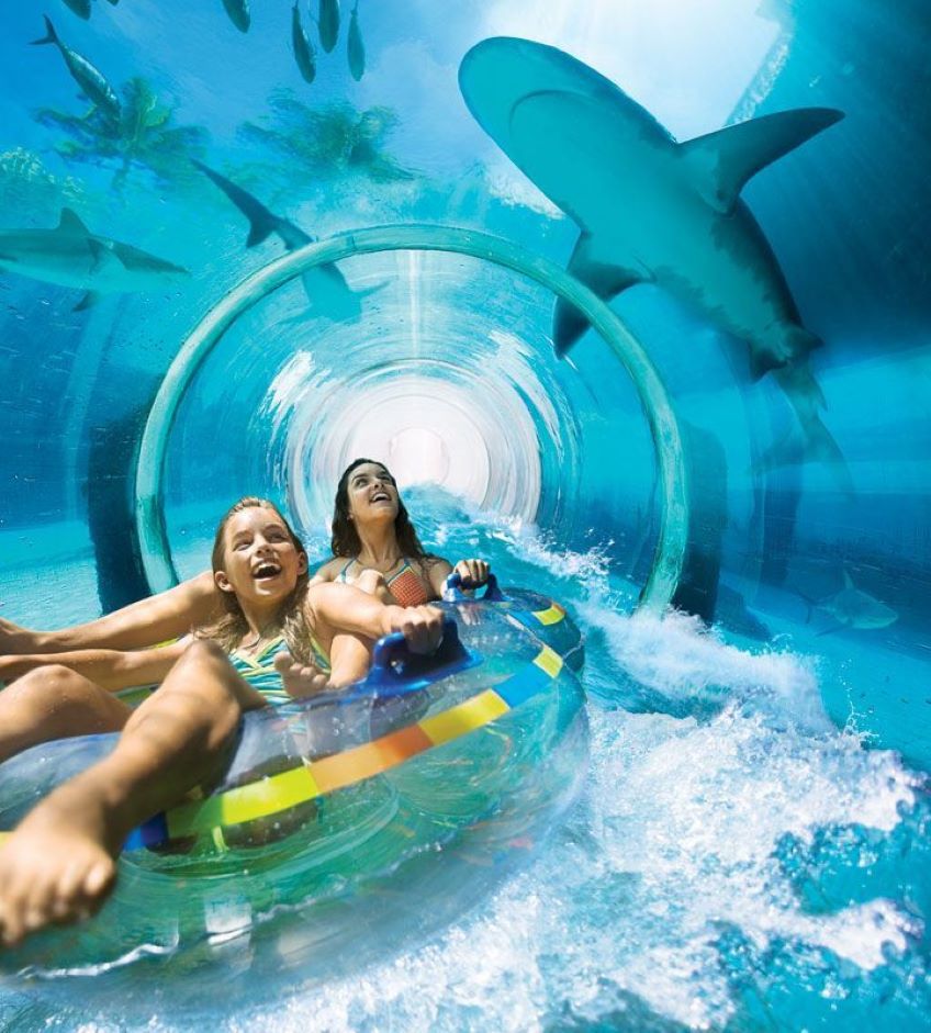 parc acquatique de l'Atlantis sur Nassau aux Bahamas