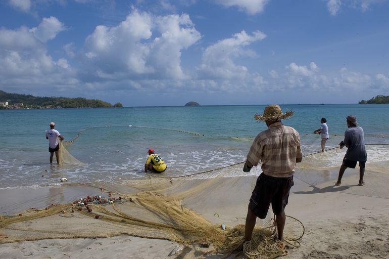 peche a la senne martinique