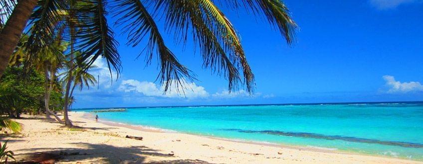 photo de plage en guadeloupe