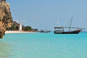 plage de zanzibar pendant les marées plage zanzibar pendant marée