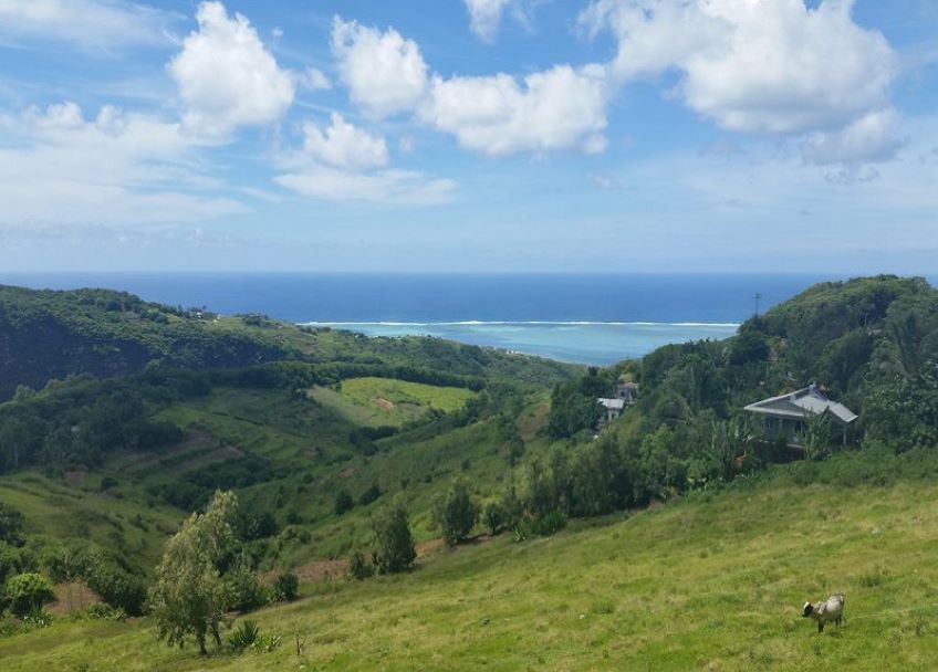 point de vue depuis Grande Montagne à Rodrigues