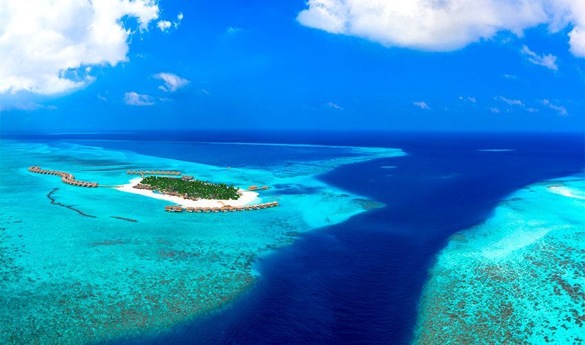 Atoll de Raa aux Maldives