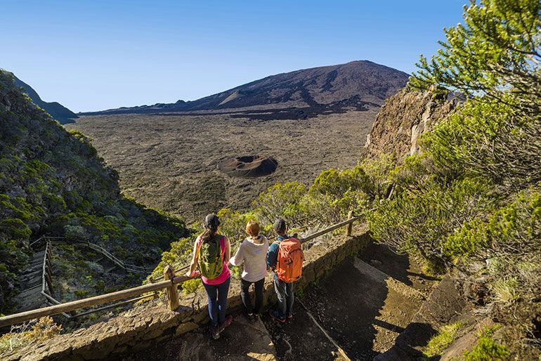 rando piton fournaise reunion