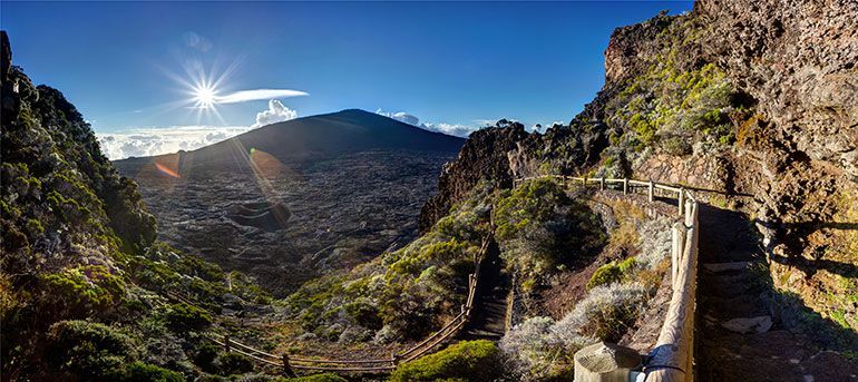 rando piton fournaise reunion