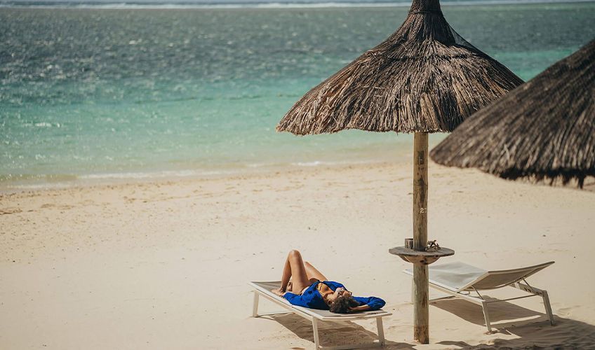 relax sur la plage du Veranda Palmar