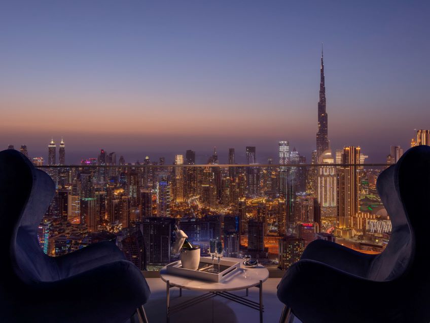 rooftop du gratte ciel SLS à Dubai