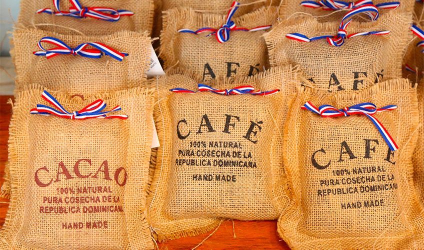 sac de café dominicain