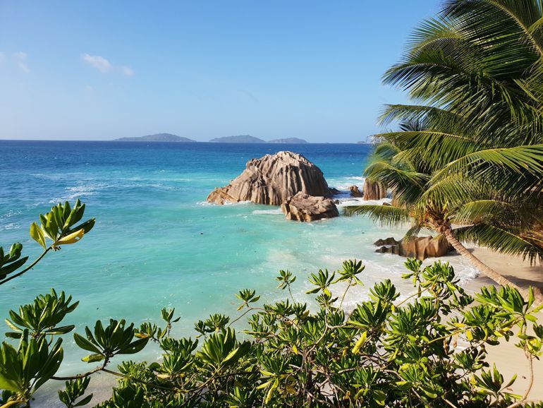 Seychelles plage horizon