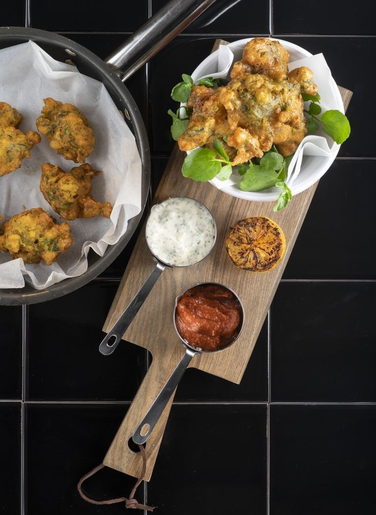 sweet corn kale-fritter