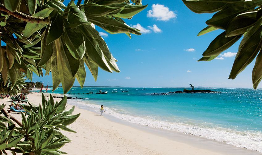 plage de Belle Mare à l'île Maurice