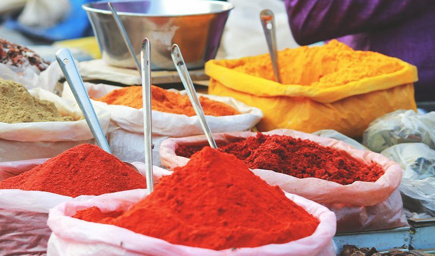 marché aux épices à Zanzibar