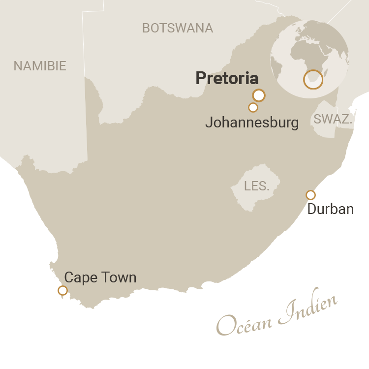 carte Afrique du Sud