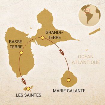 carte combine Guadeloupe