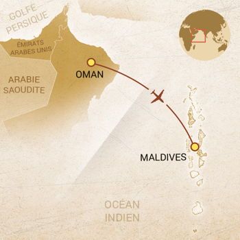 carte combine Maldives