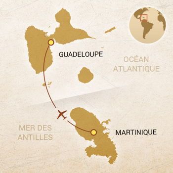 carte combine Martinique