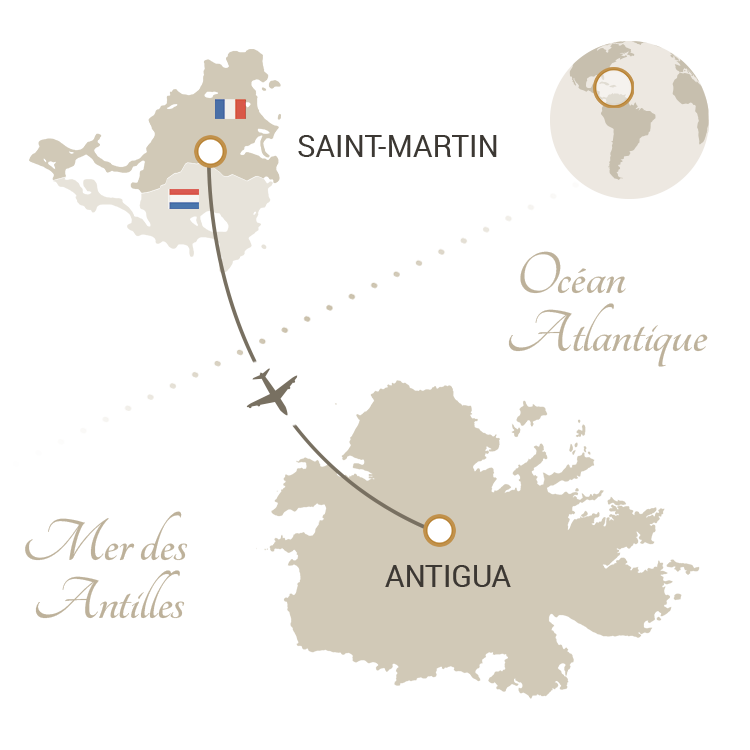 carte combine Saint-Martin