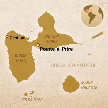 carte Guadeloupe