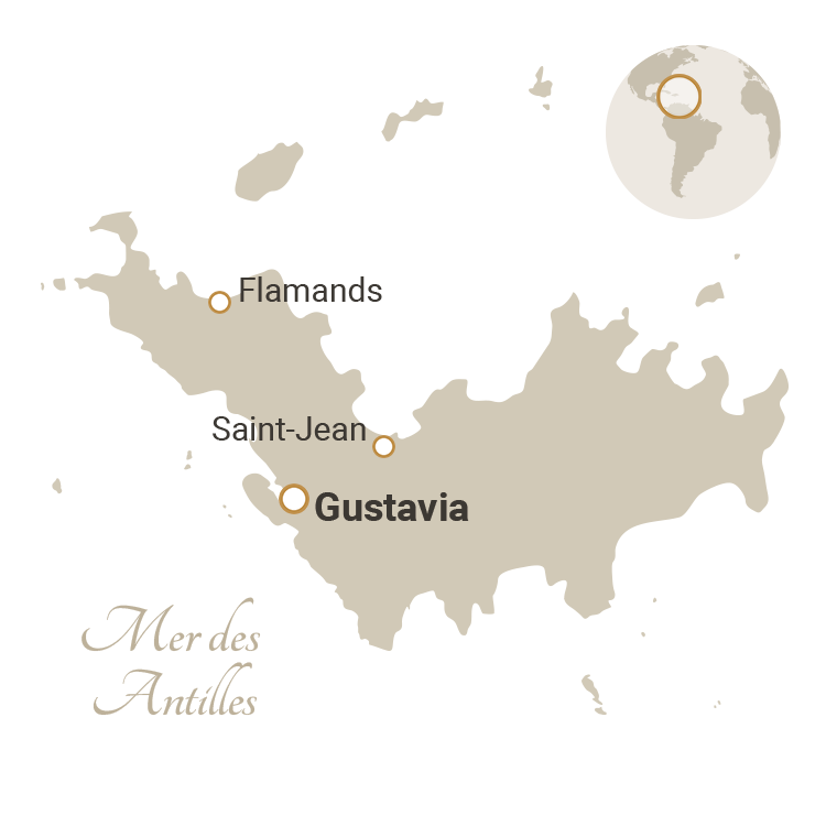 carte Saint-Barthlemy